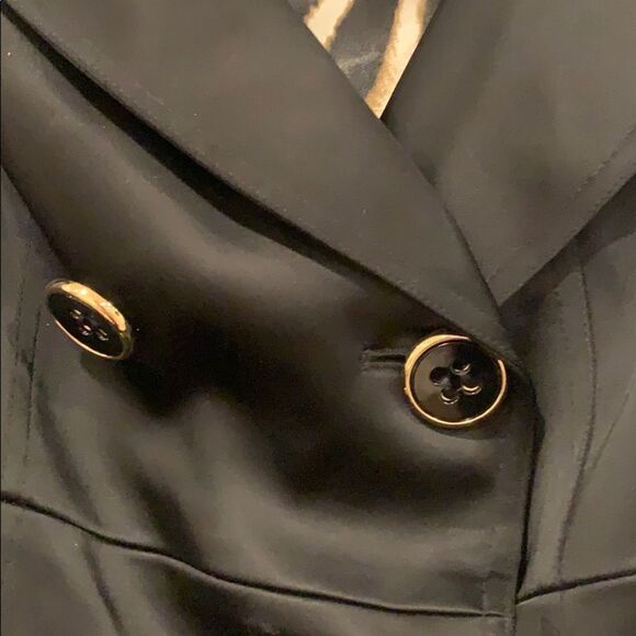 satin with gold button jacket - Picture 5 of 8